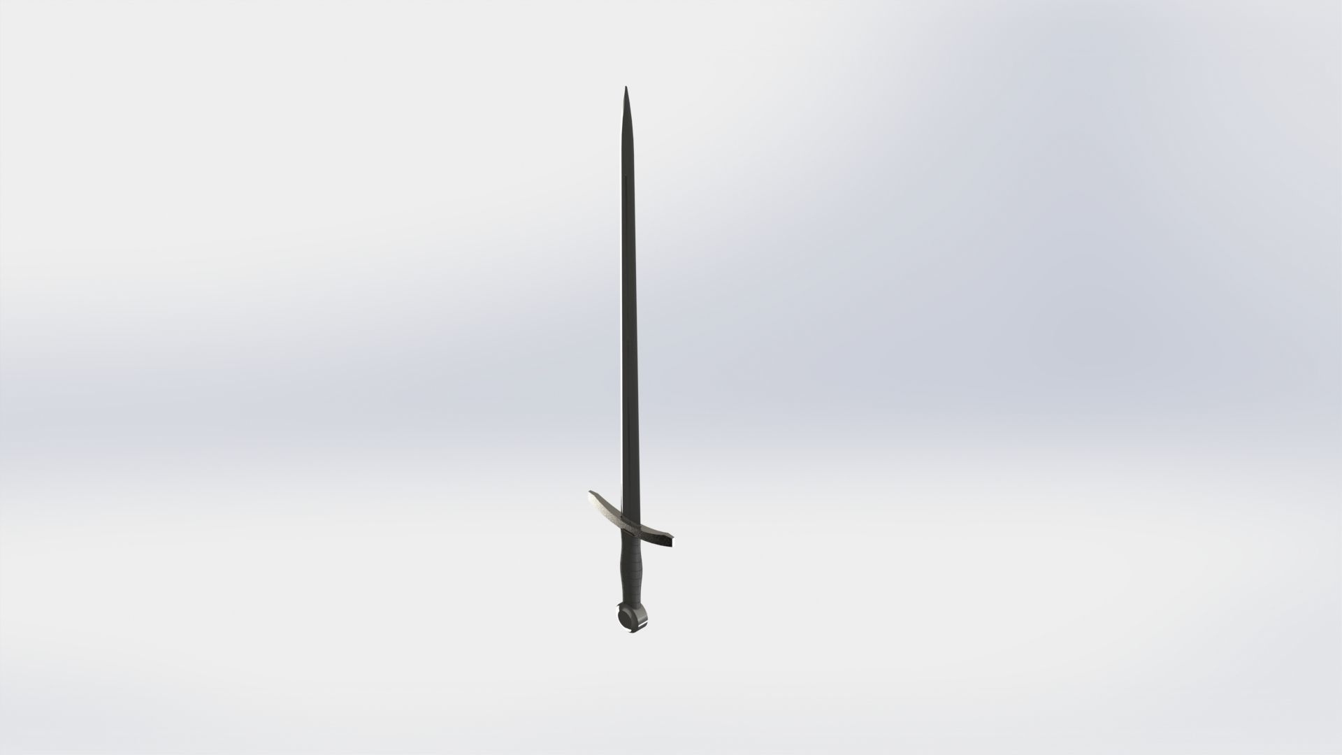 WG 7002 - 15th century sword Low-poly 3D model_5