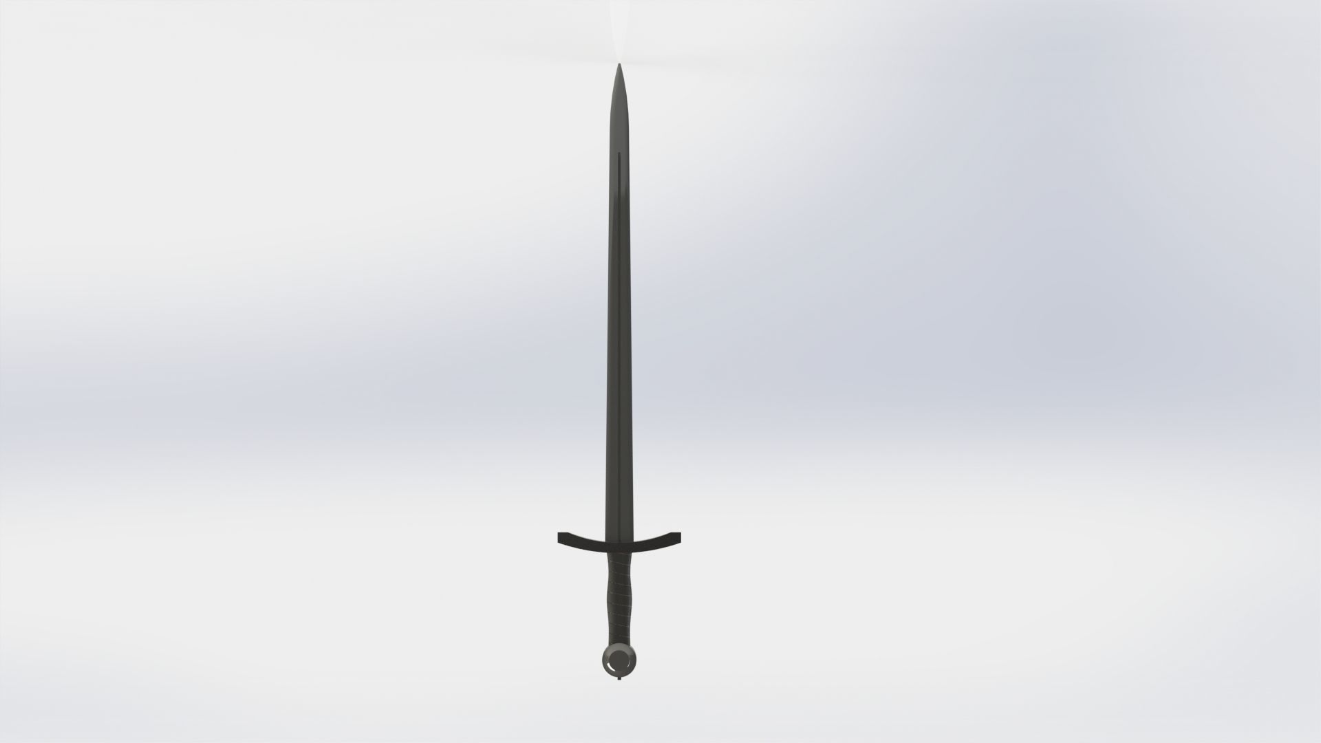 WG 7002 - 15th century sword Low-poly 3D model_4