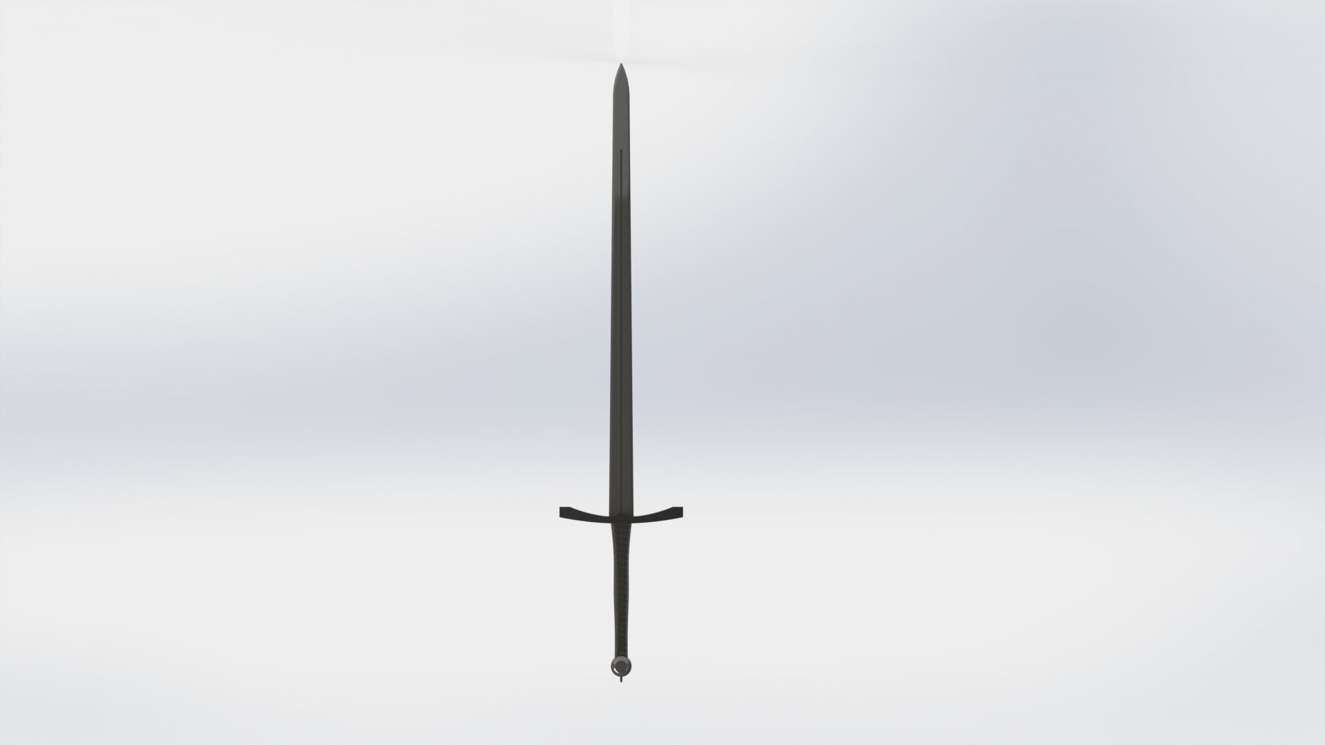 WG 7002 - Two-handed sword Low-poly 3D model_4