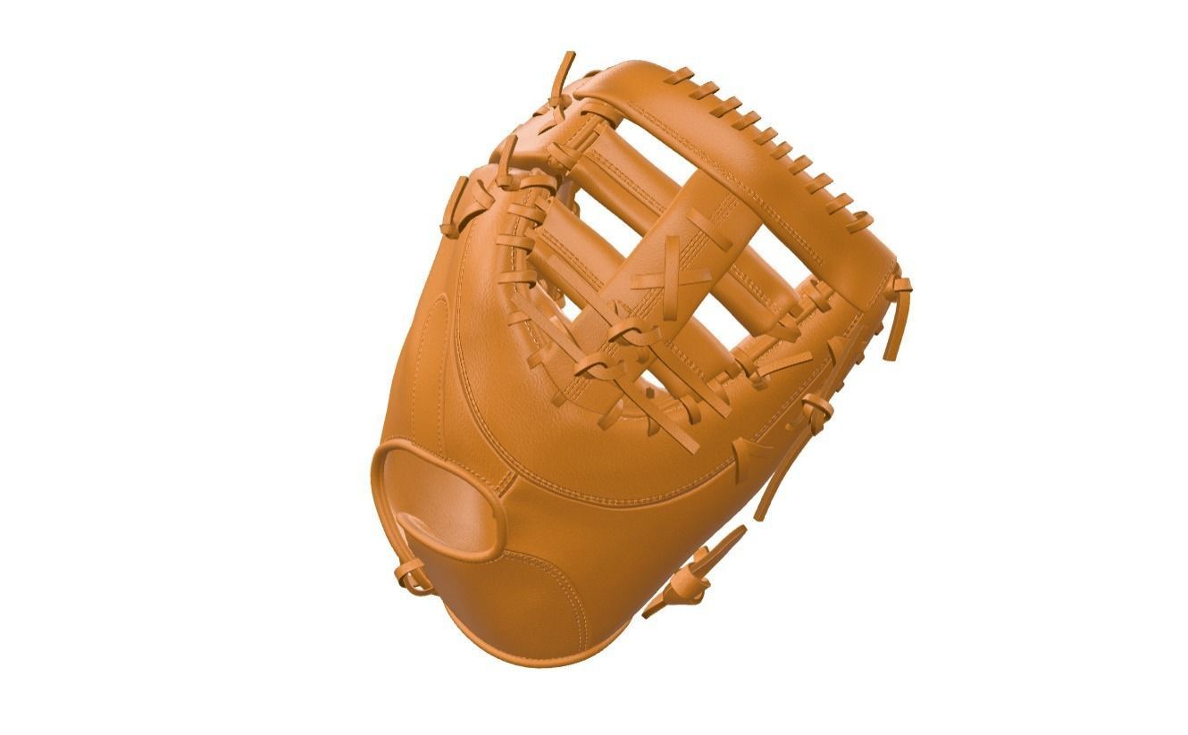 First Base Mitt Baseball Gloves 3D model_3