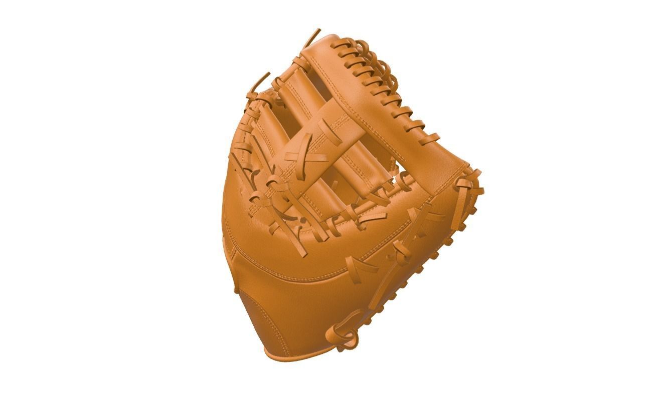 First Base Mitt Baseball Gloves 3D model_10