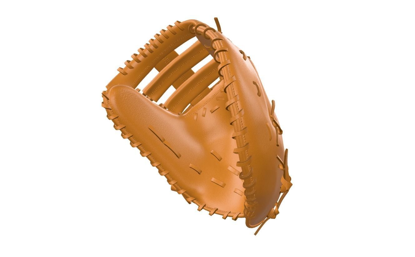 First Base Mitt Baseball Gloves 3D model_17