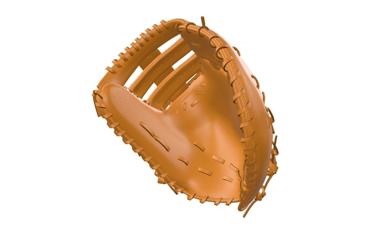 First Base Mitt Baseball Gloves 3D model_15