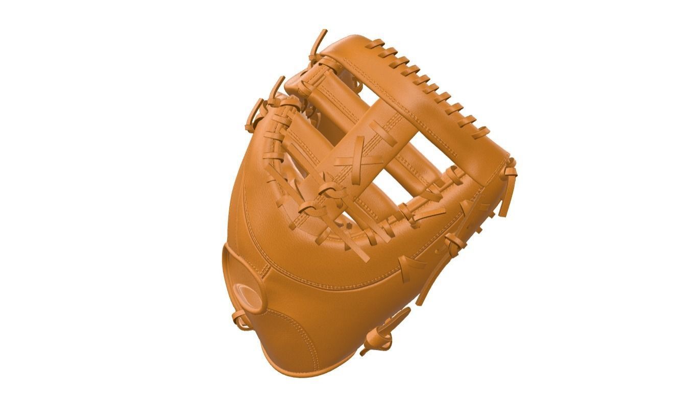 First Base Mitt Baseball Gloves 3D model_4