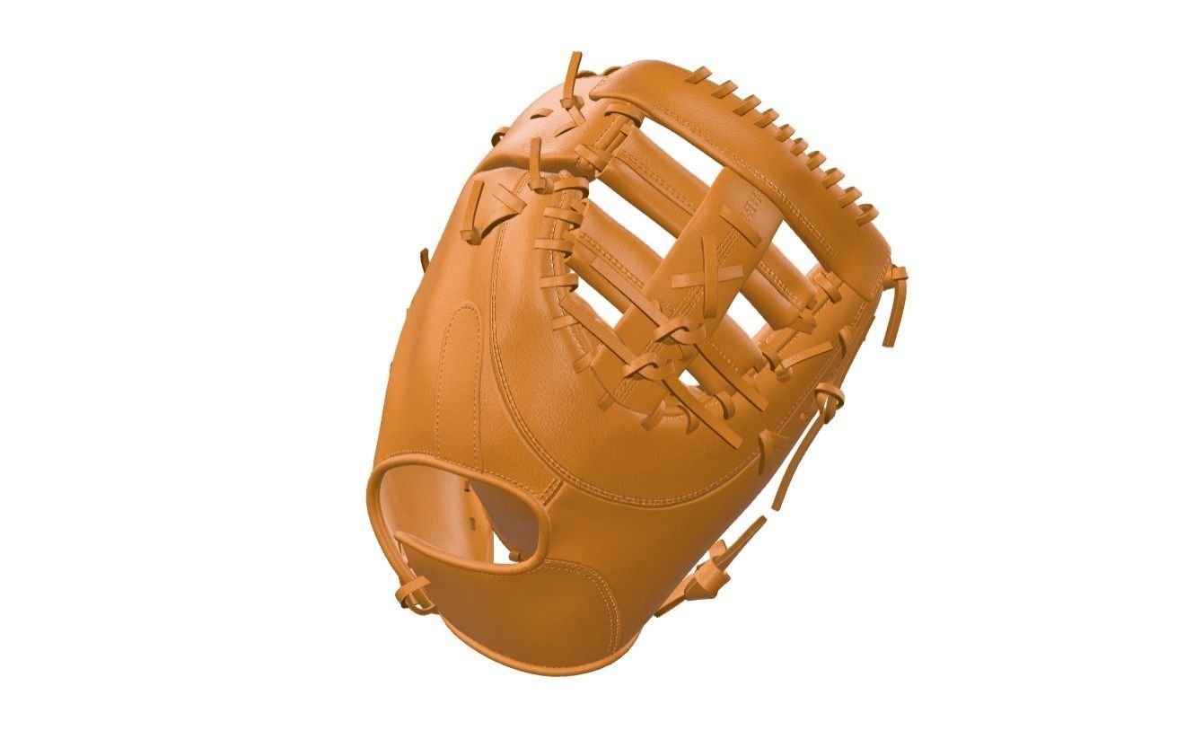 First Base Mitt Baseball Gloves 3D model_1