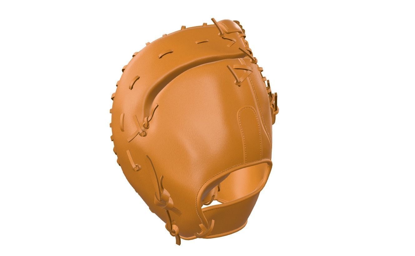 First Base Mitt Baseball Gloves 3D model_27
