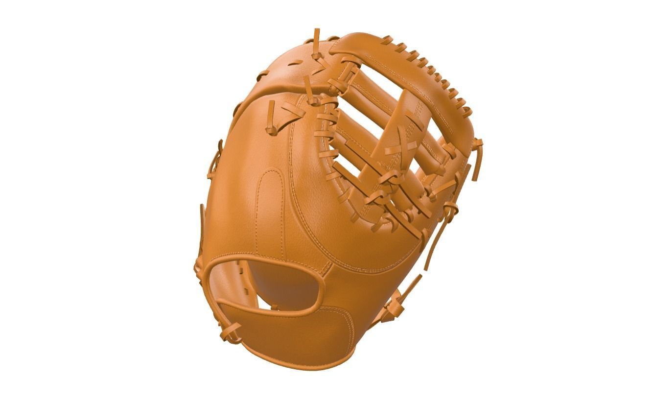 First Base Mitt Baseball Gloves 3D model_2