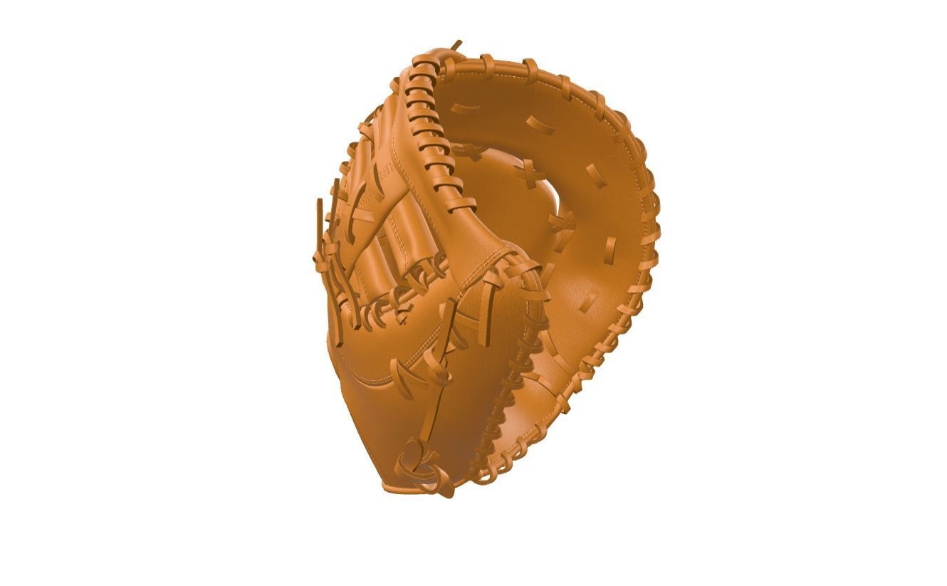 First Base Mitt Baseball Gloves 3D model_7