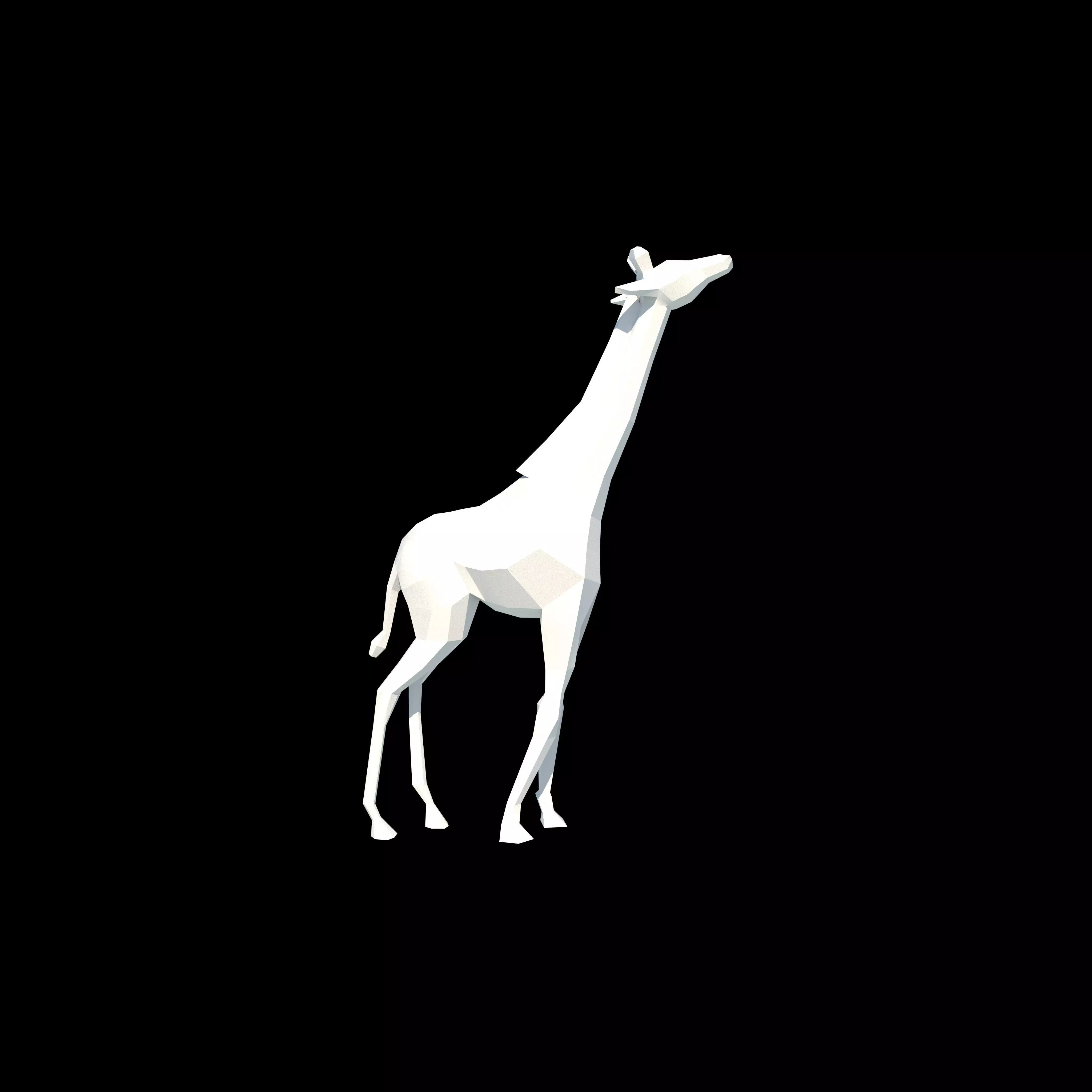 Giraffe Low-poly 3D model