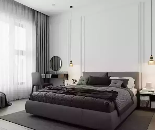 Bed 3D design 