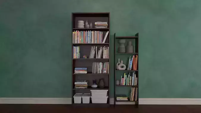 Books on shelf