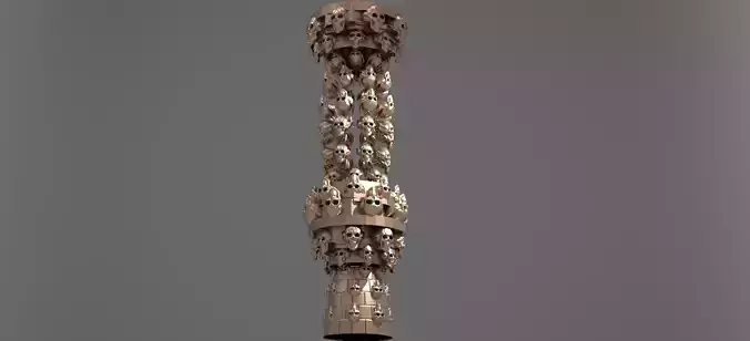 Secret cult scull gravity font