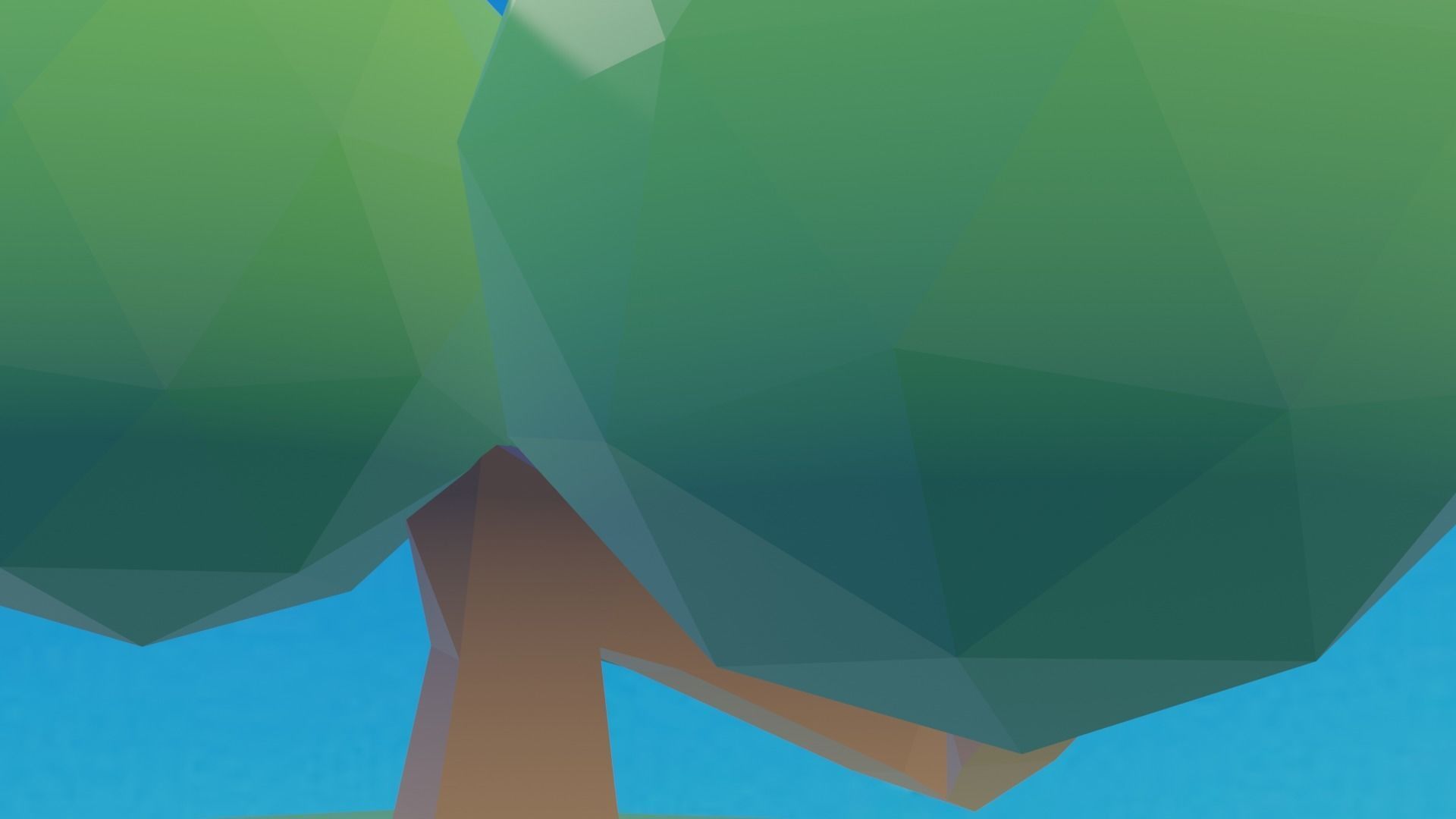 LOWPOLY TREE 3D MODEL Free low-poly 3D model_4