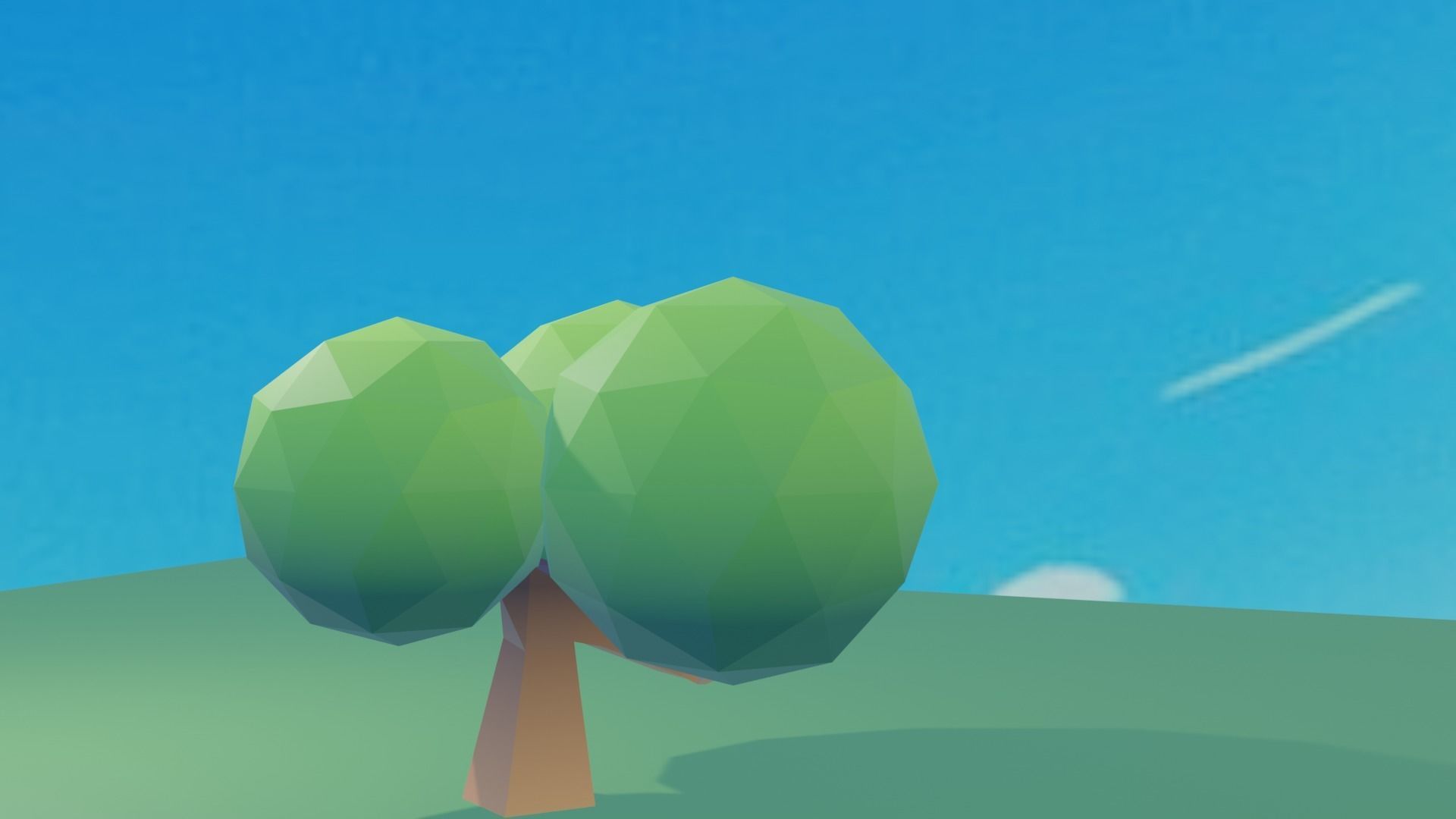 LOWPOLY TREE 3D MODEL Free low-poly 3D model_3