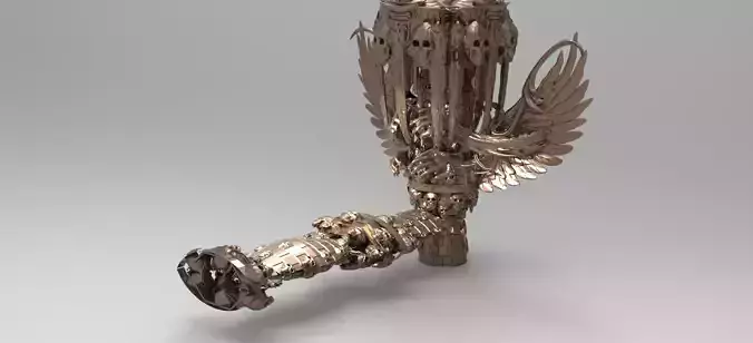 Secret cult scull pillar necro city pillar 