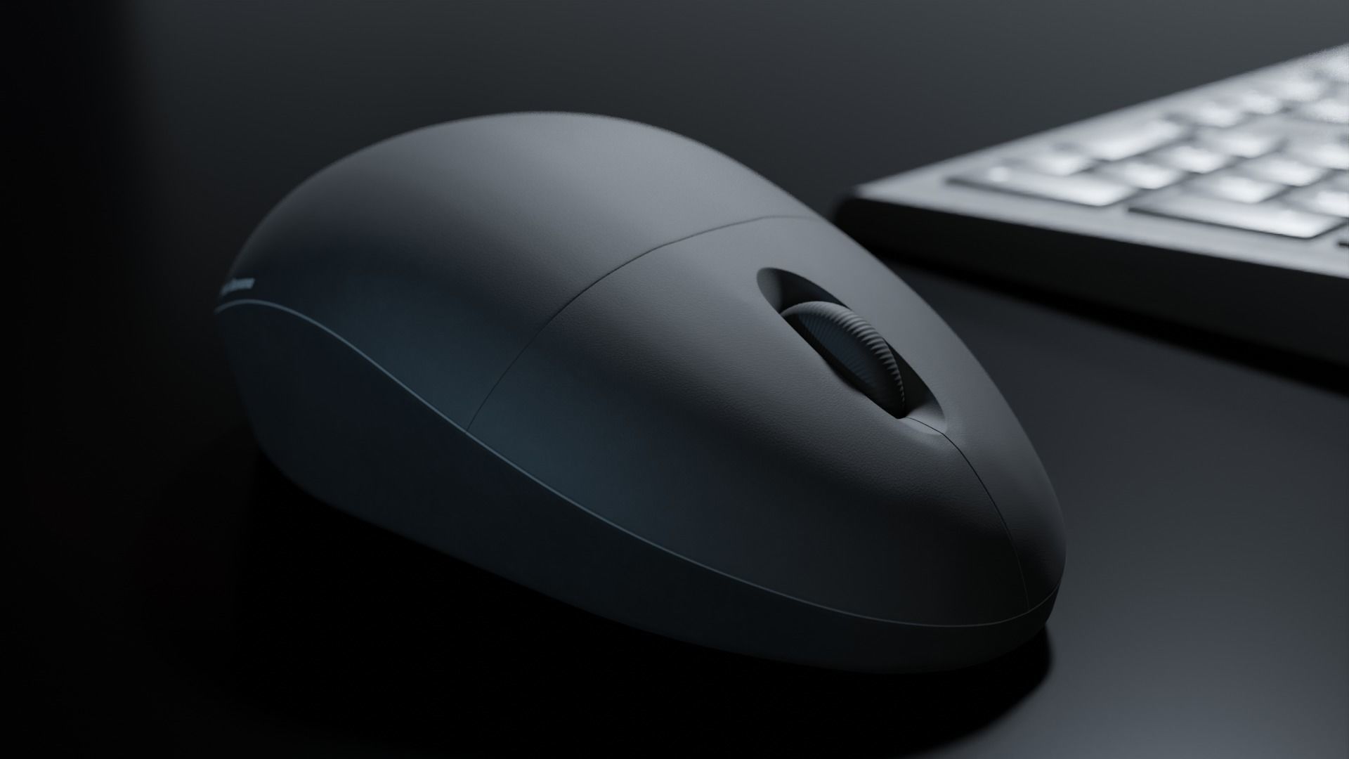 Mouse and Keyboard - 3D Model Low-poly 3D model_2