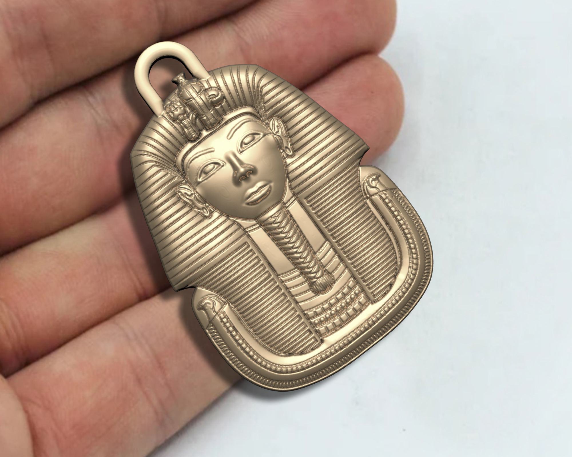 TUTANKHAMUN ARTIFACT ANCIENT EGYPTION PENDANT 3D print model_6
