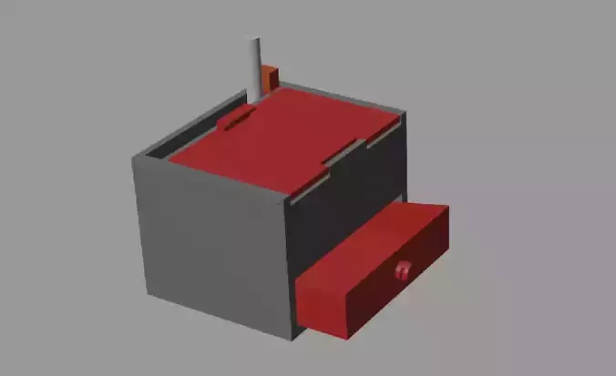 CIGARRETE DISPENSER WITH ASH TRAY