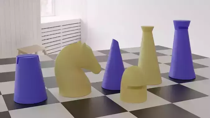 Creative Chess Set Pieces