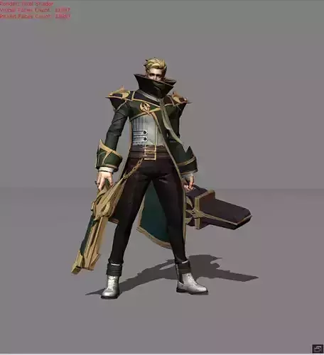 Granger Bardic Whisper Low-poly 3D model