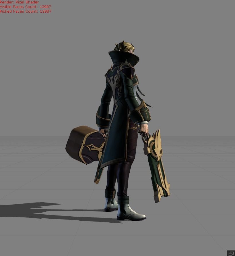 Granger Bardic Whisper Low-poly 3D model_1