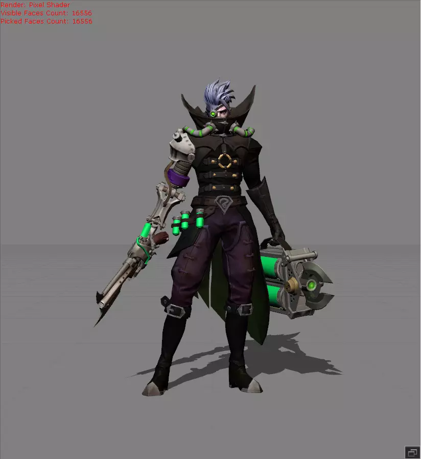 Granger Biosoldier Low-poly 3D model_0