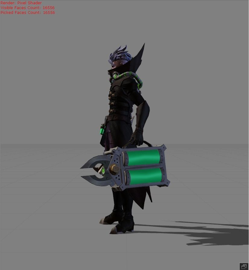 Granger Biosoldier Low-poly 3D model_2