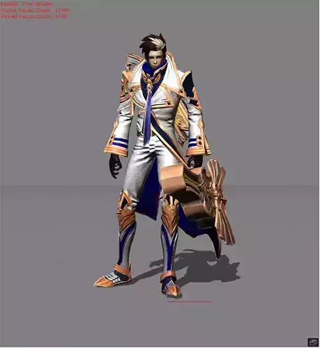 Granger Lightborn  Overrider Low-poly 3D model