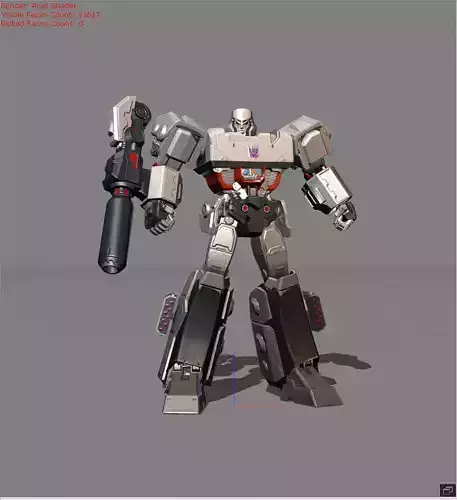 Granger Megatron Low-poly 3D model