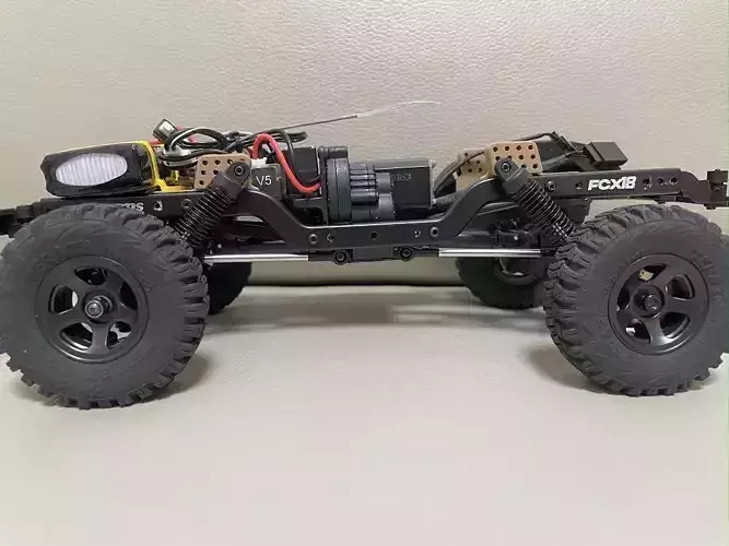 LCG SHOCK MOUNT FOR FMS FCX18 3D print model