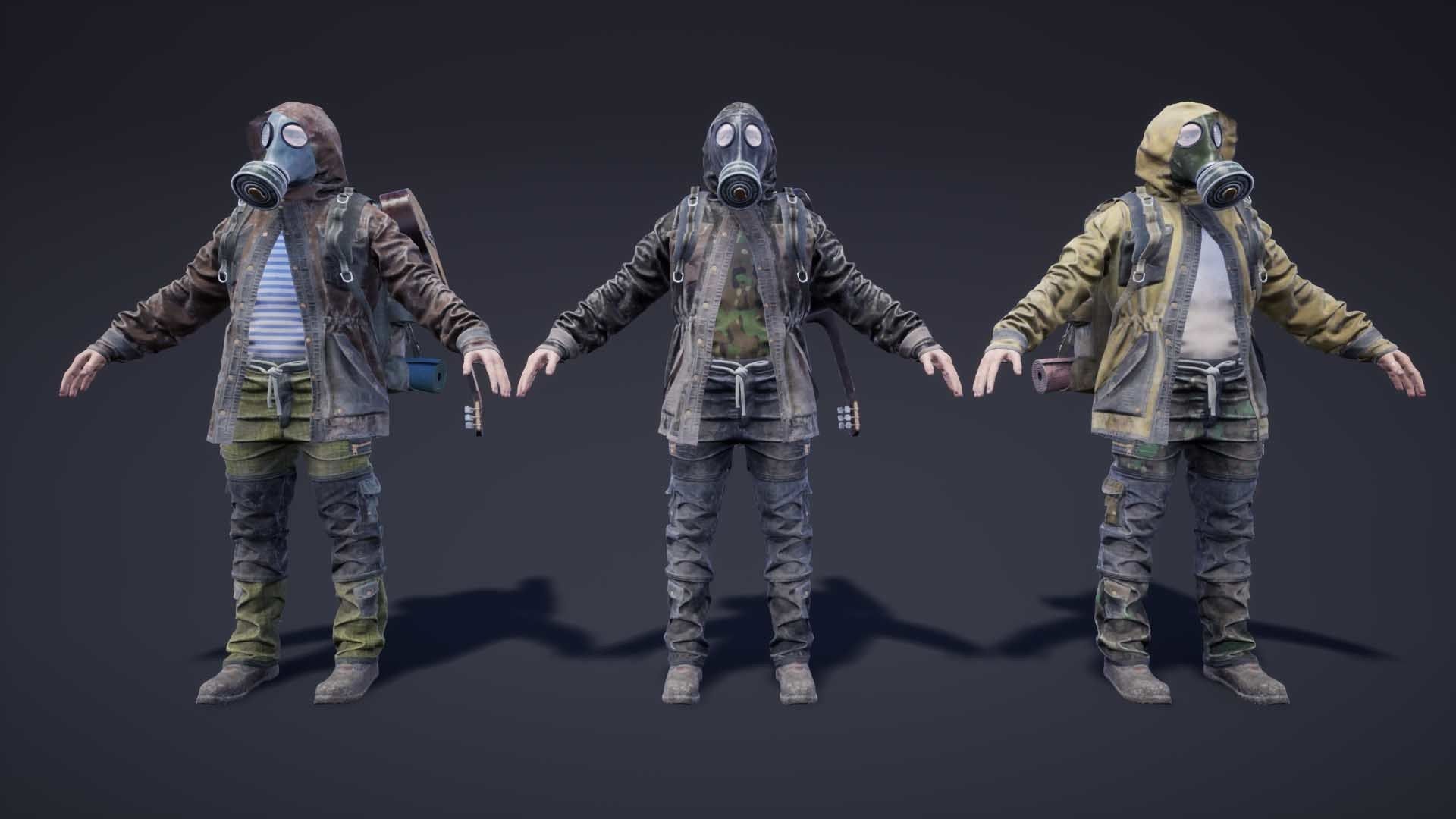 Adventure Characters Pack Low-poly 3D model_30