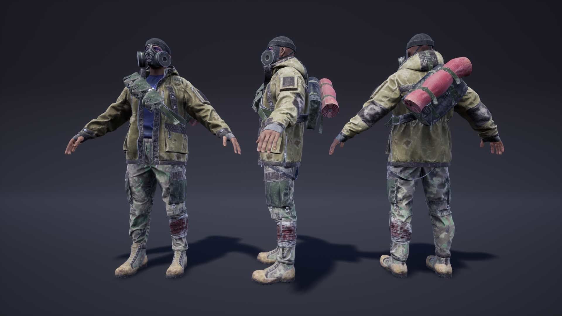 Adventure Characters Pack Low-poly 3D model_21