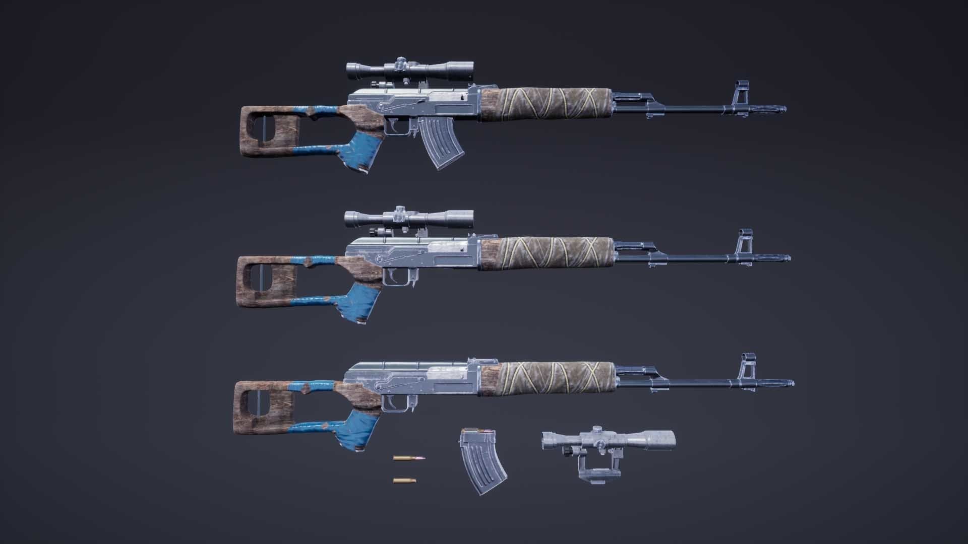 Adventure Characters Pack Low-poly 3D model_34