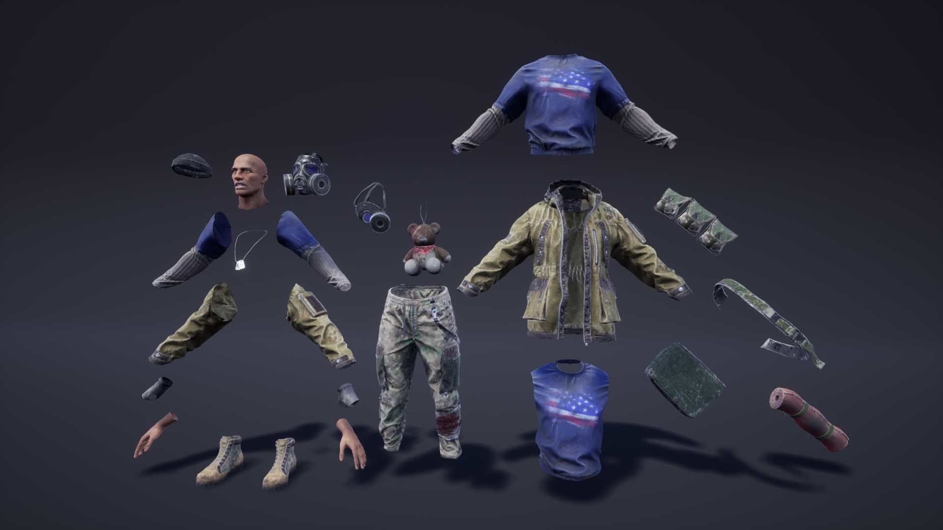 Adventure Characters Pack Low-poly 3D model_23