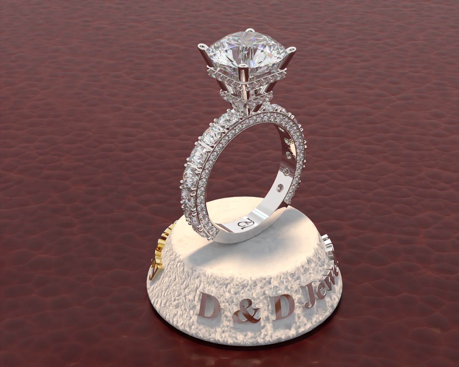 Ring Woman 3D print model_55