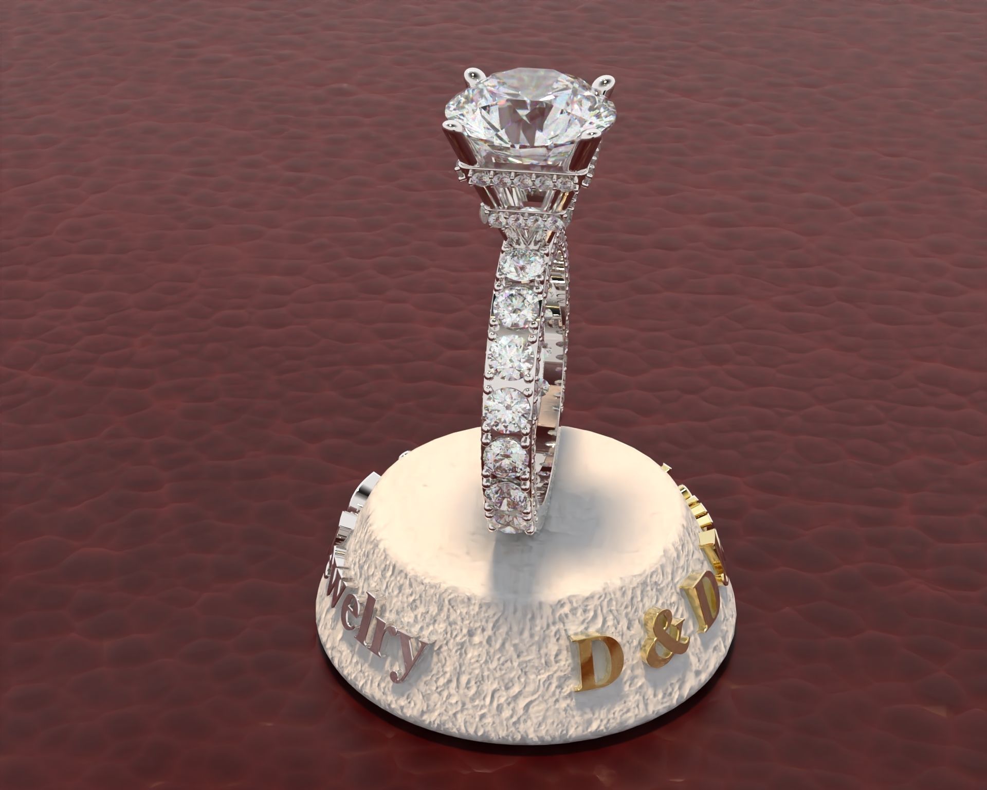 Ring Woman 3D print model_15