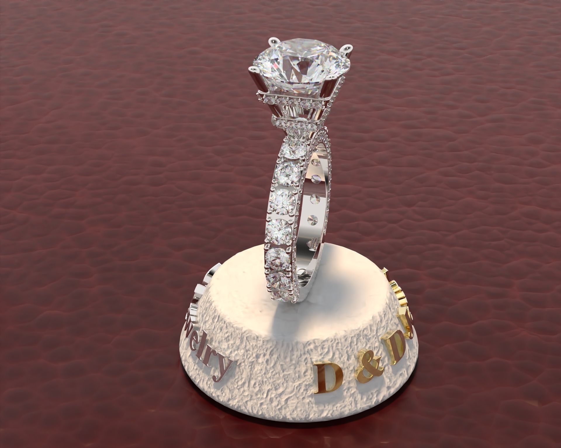 Ring Woman 3D print model_16