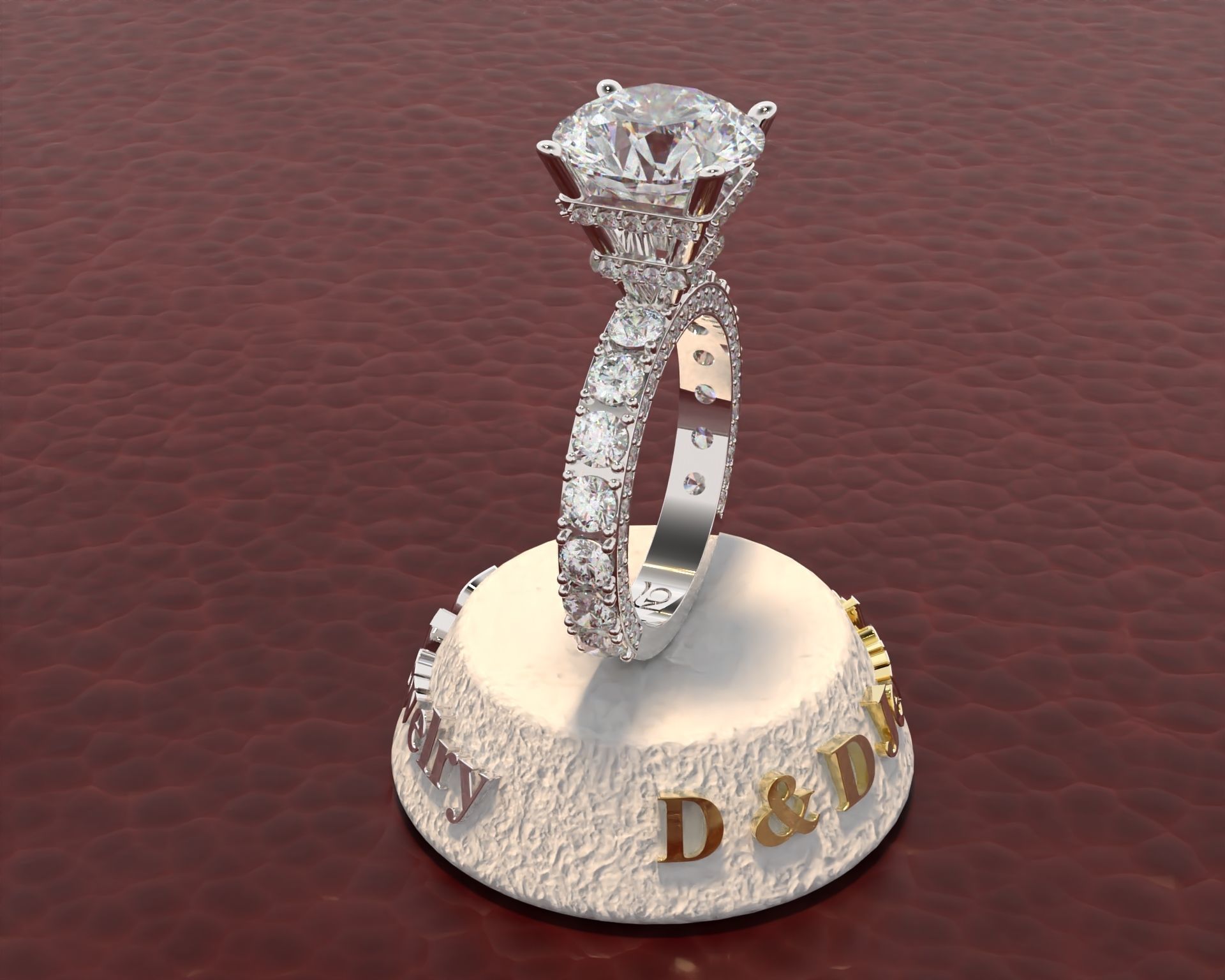 Ring Woman 3D print model_17