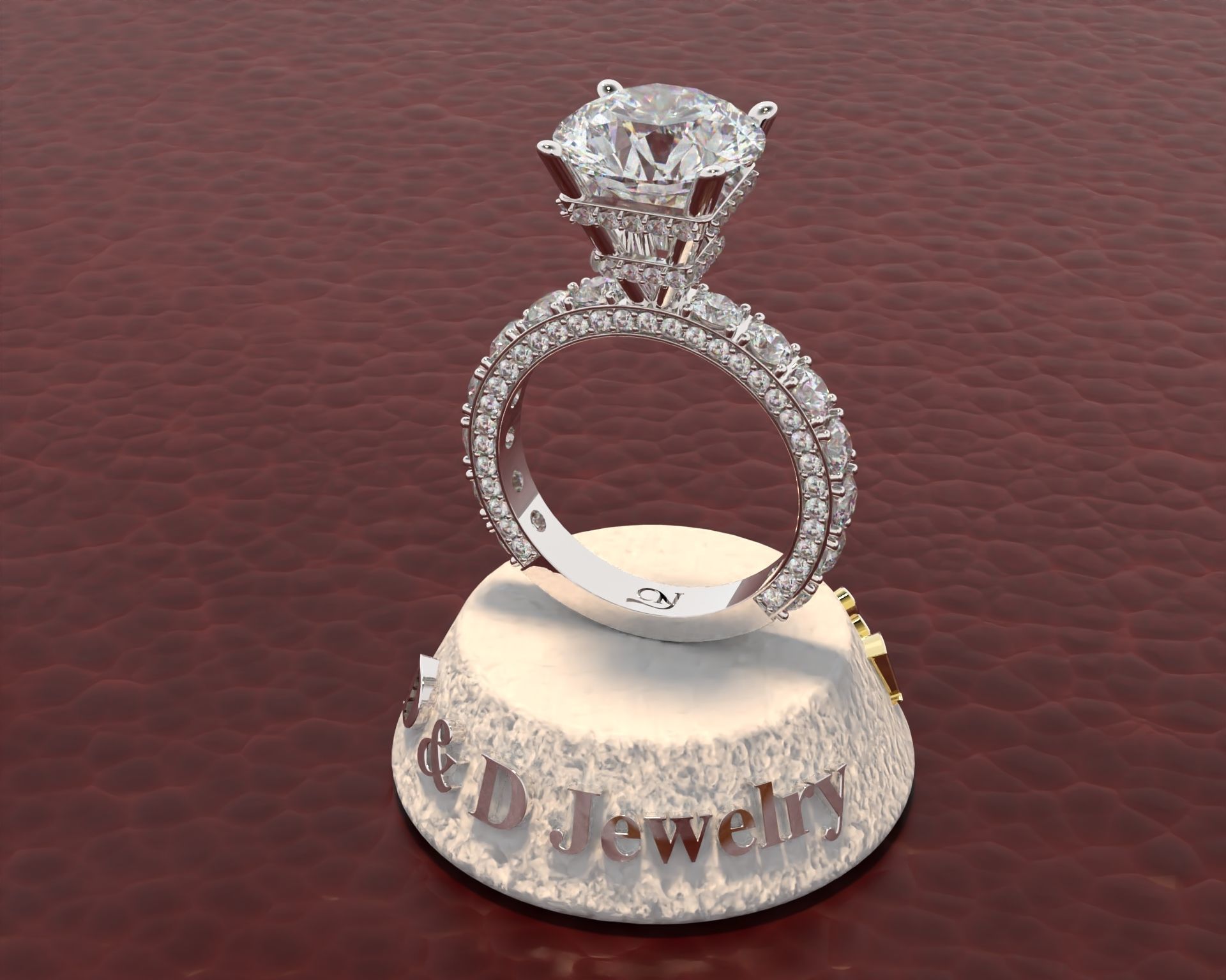 Ring Woman 3D print model_61