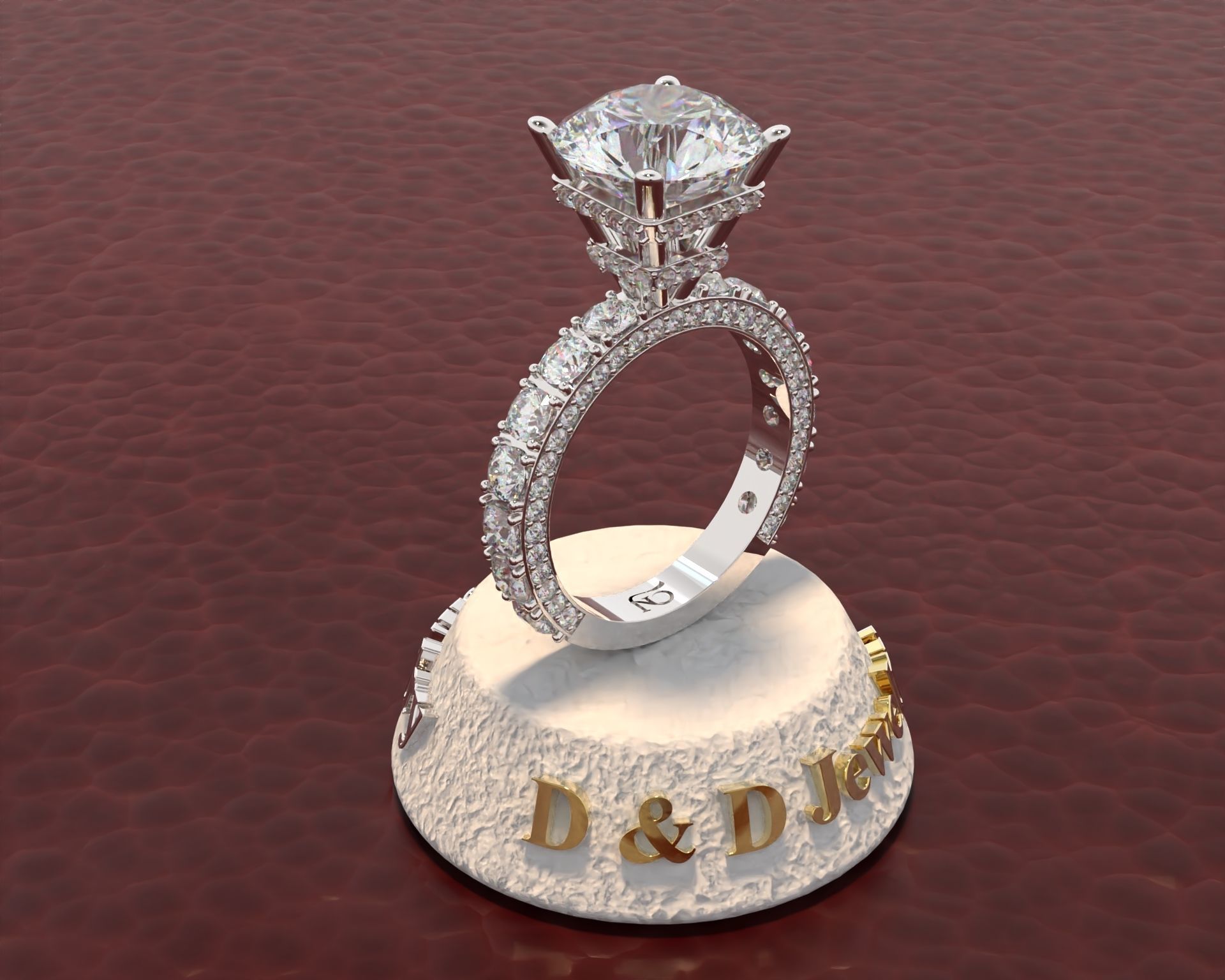 Ring Woman 3D print model_22