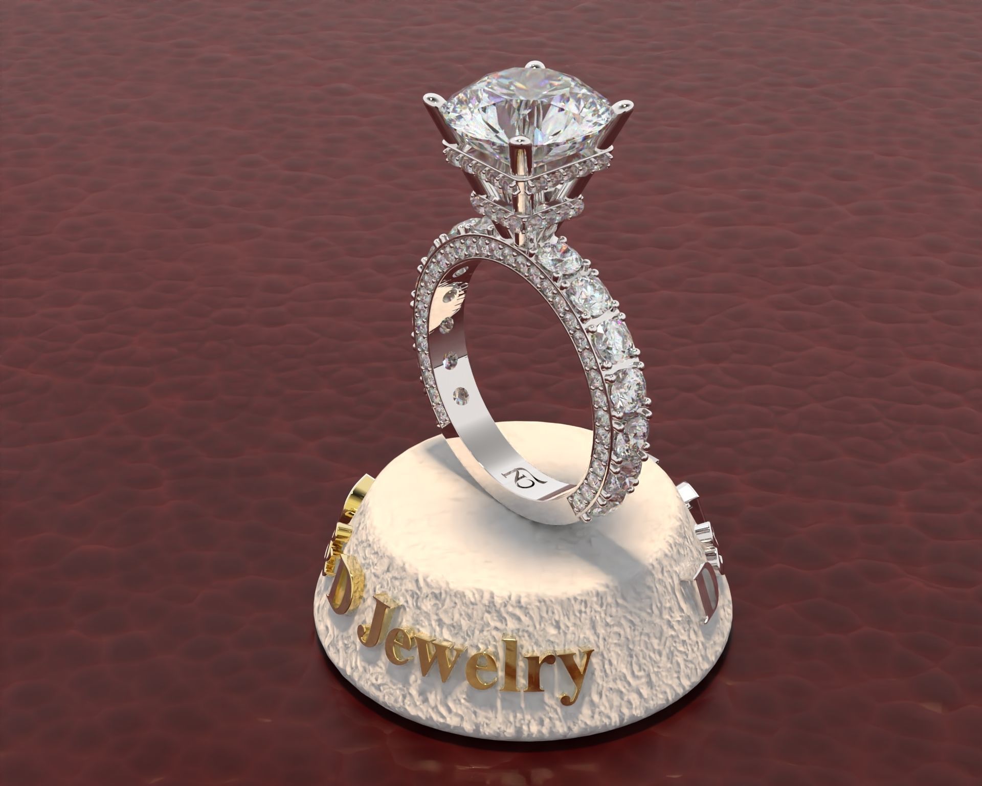 Ring Woman 3D print model_39