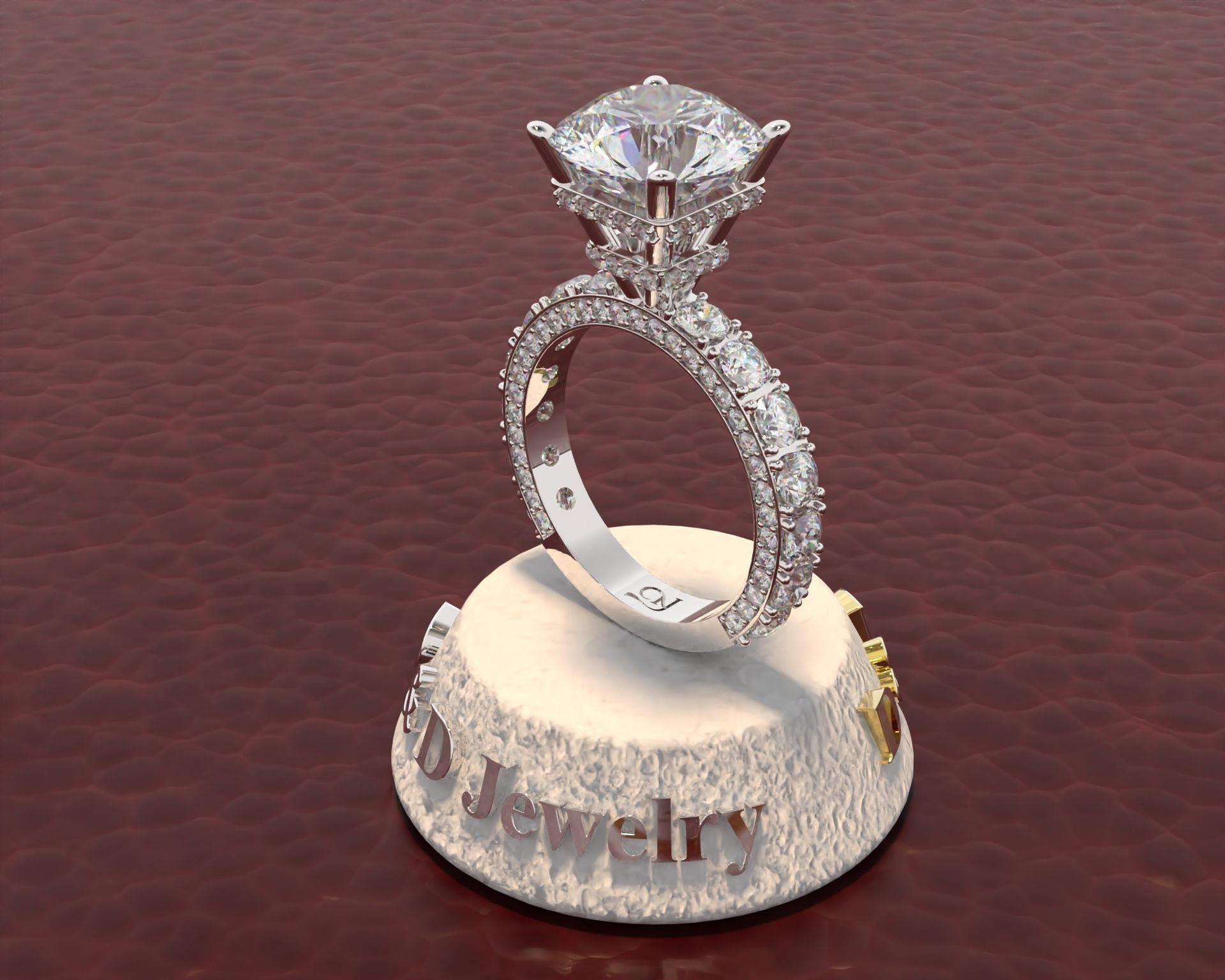 Ring Woman 3D print model_5