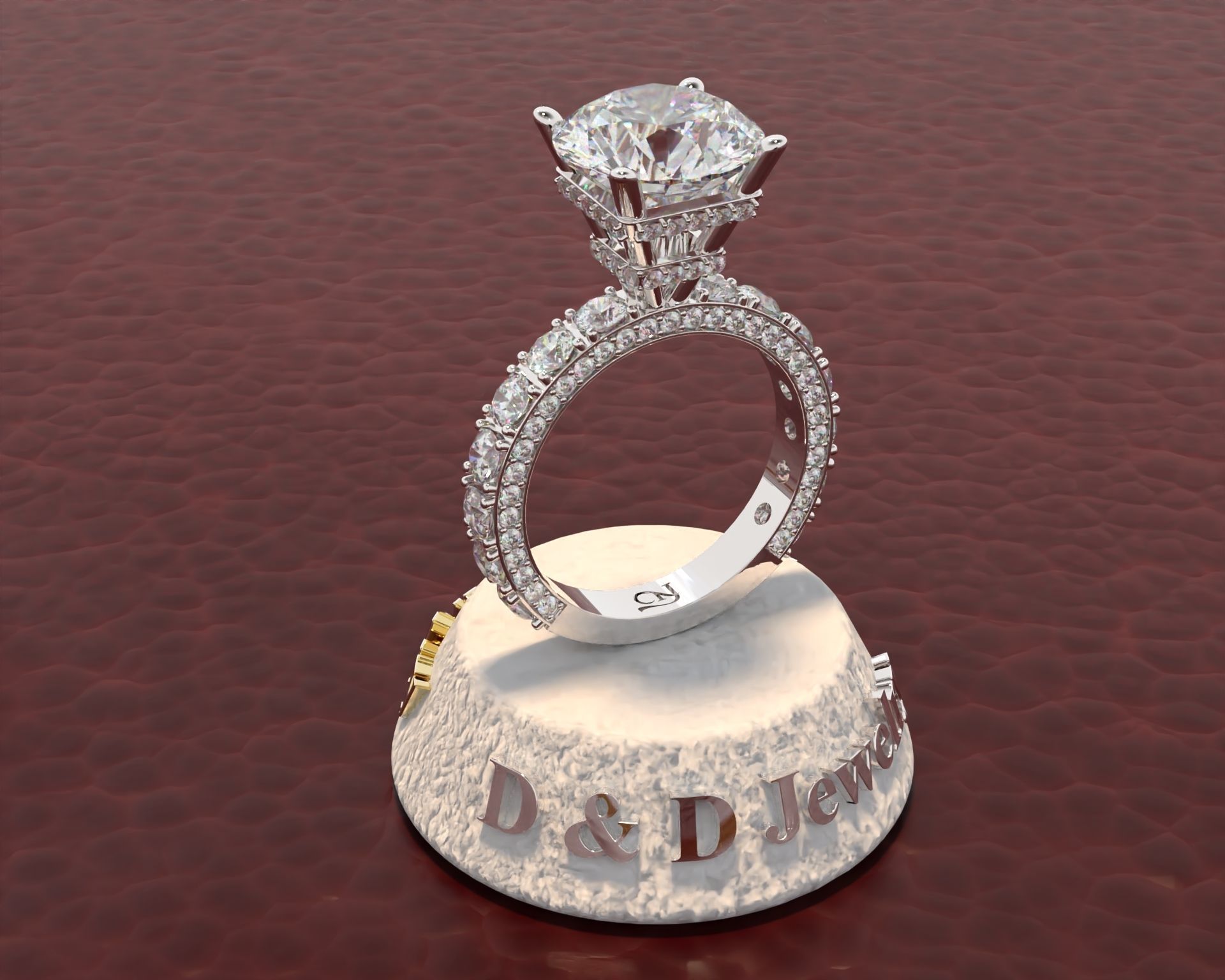 Ring Woman 3D print model_1