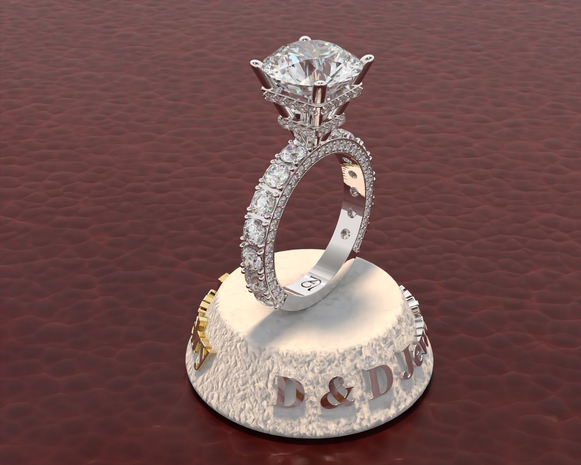 Ring Woman 3D print model_53