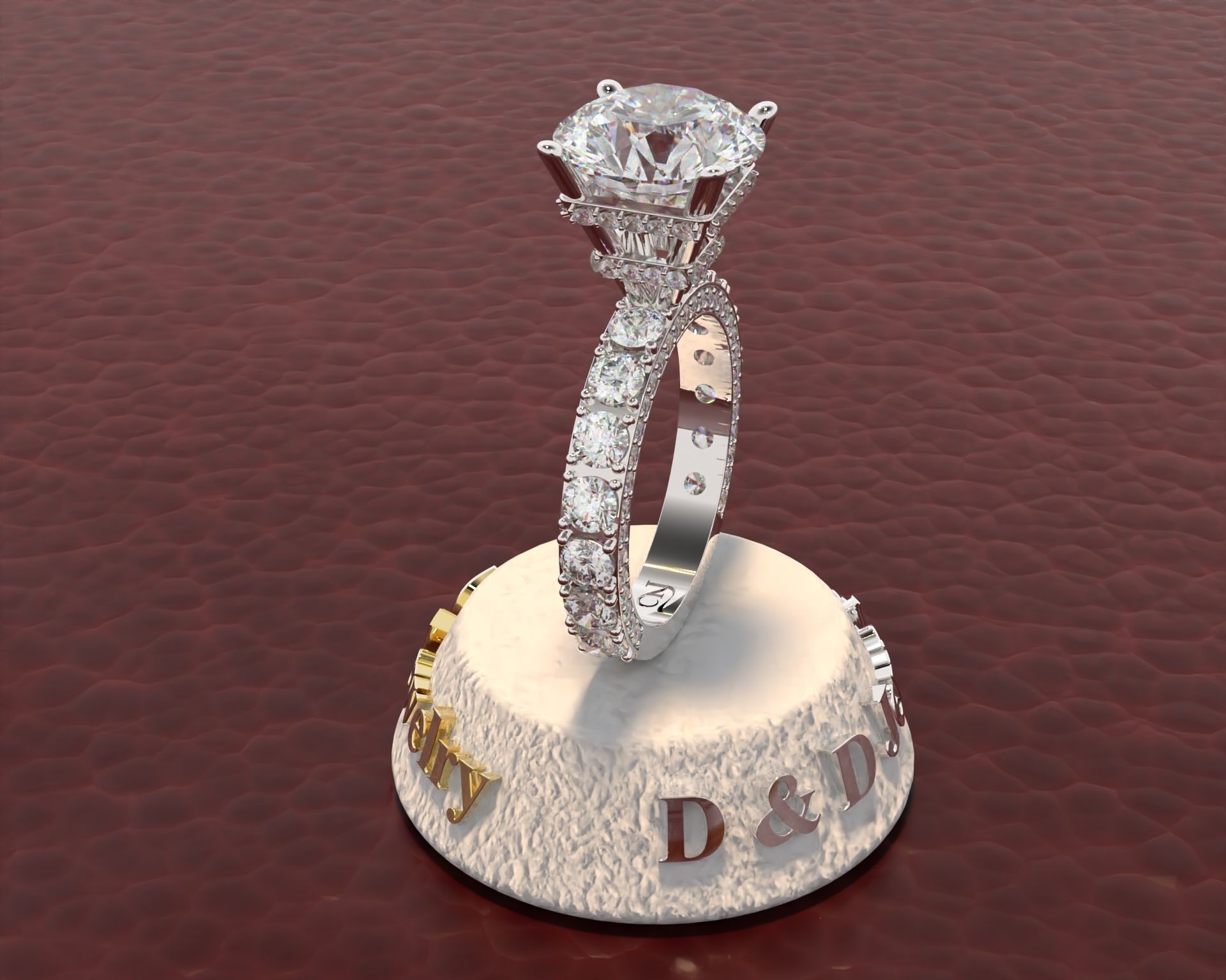 Ring Woman 3D print model_50