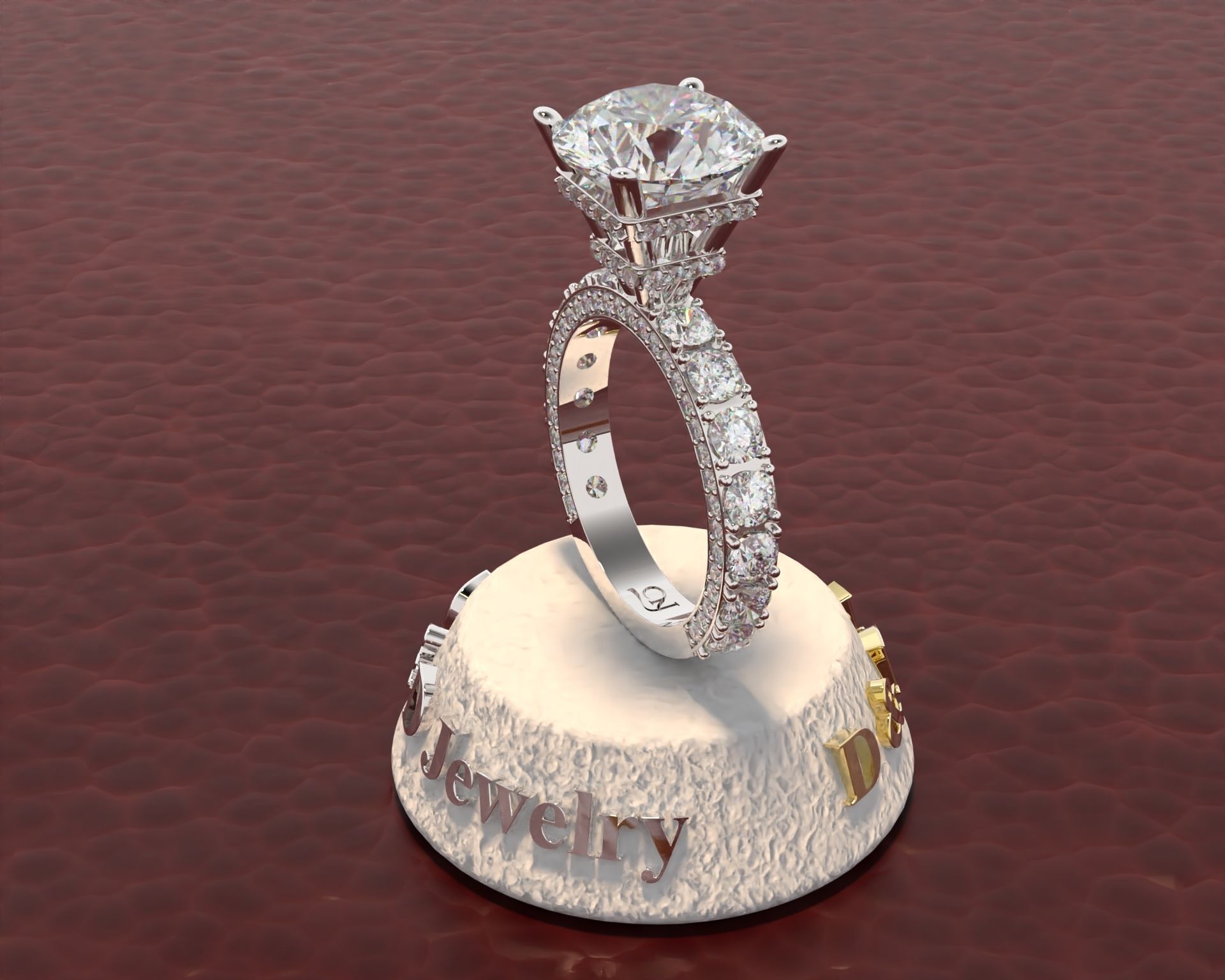 Ring Woman 3D print model_8
