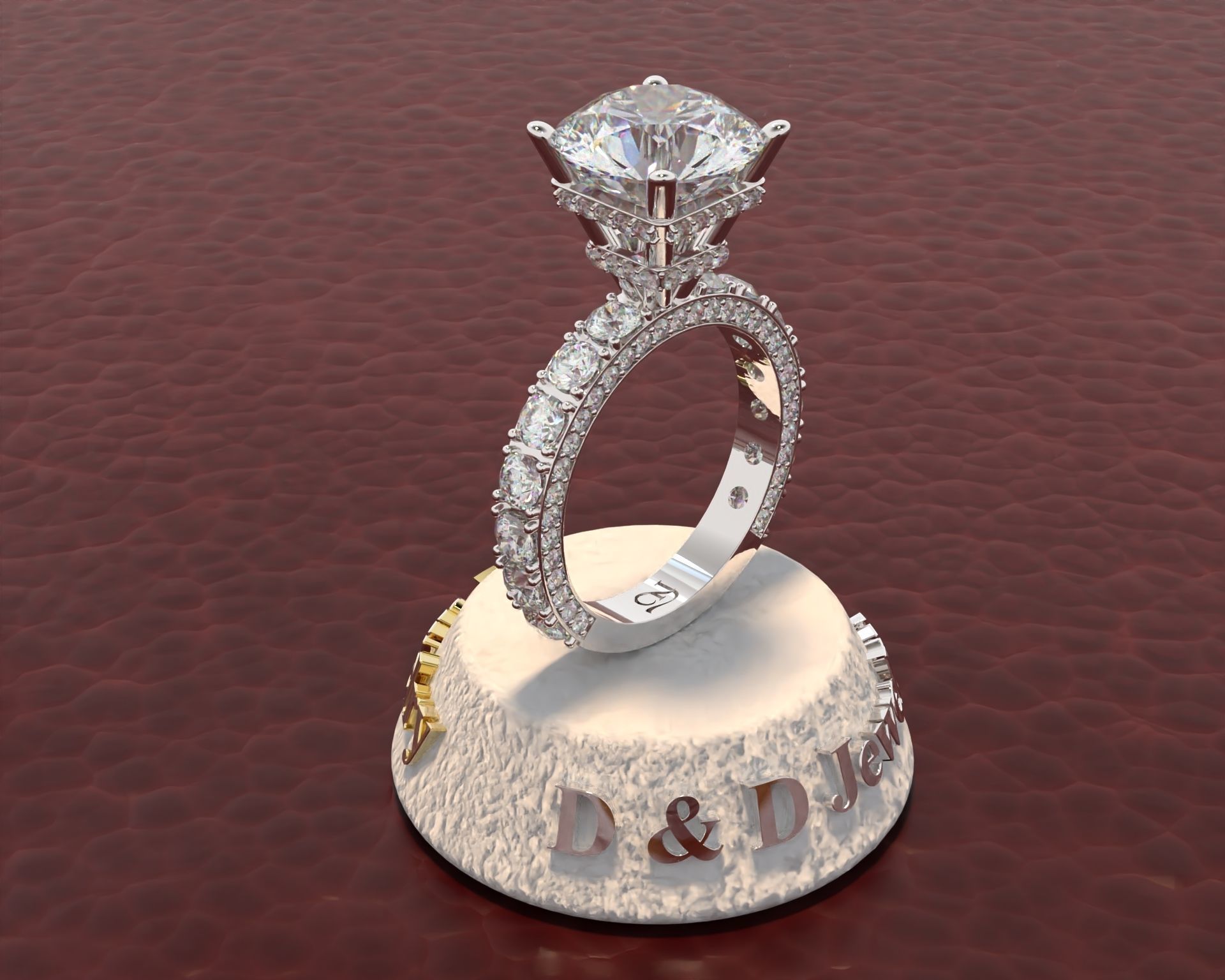 Ring Woman 3D print model_54