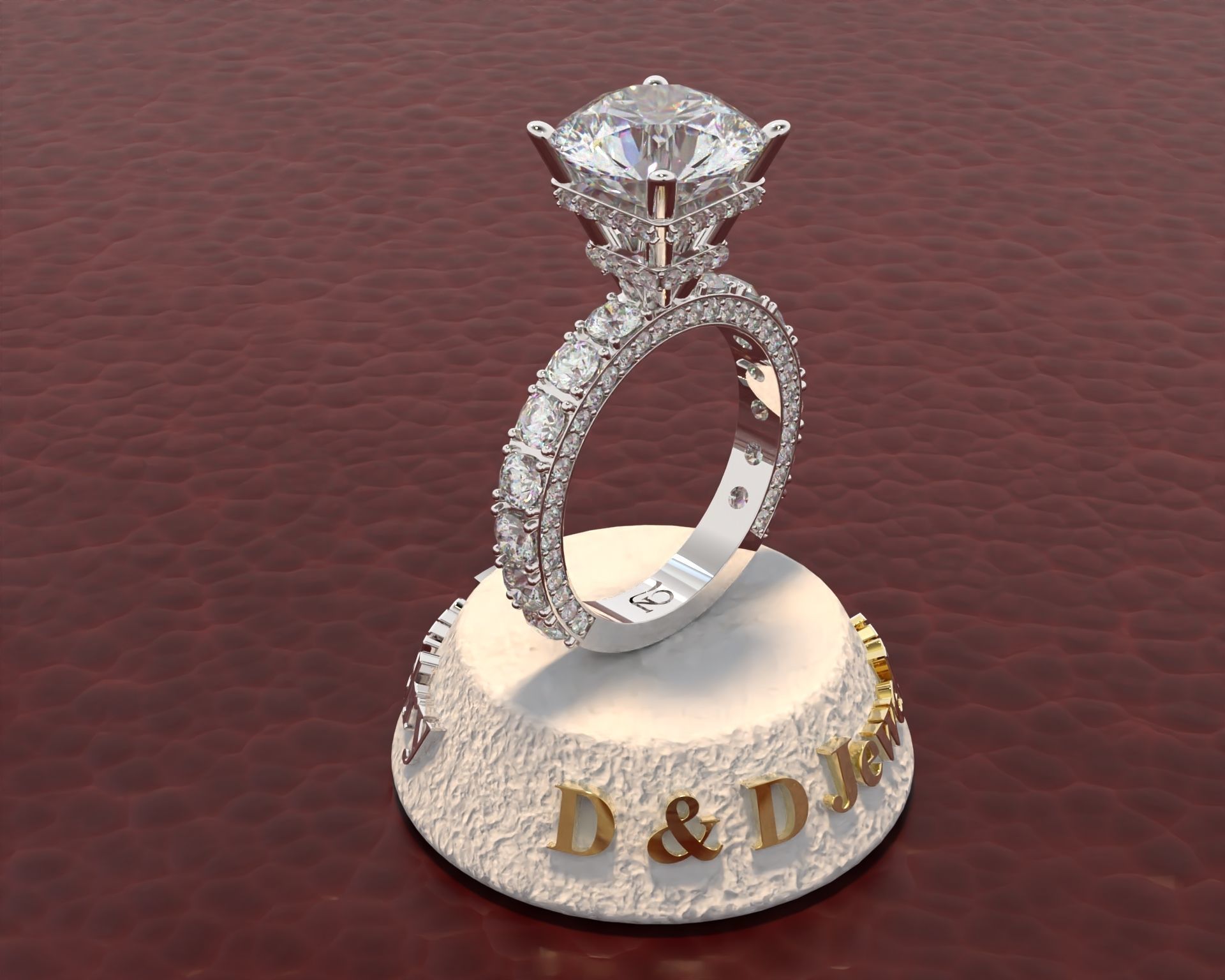 Ring Woman 3D print model_21