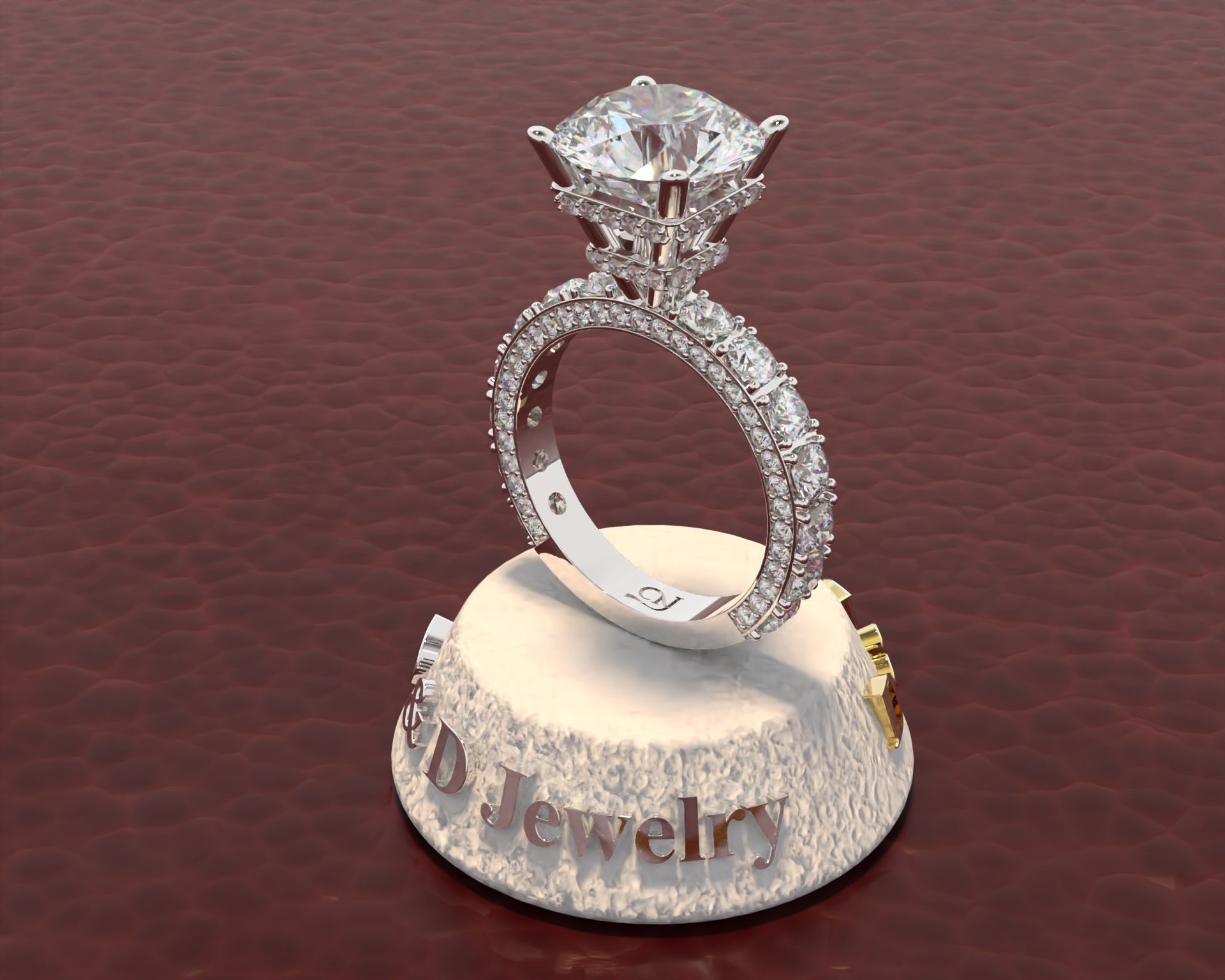 Ring Woman 3D print model_4