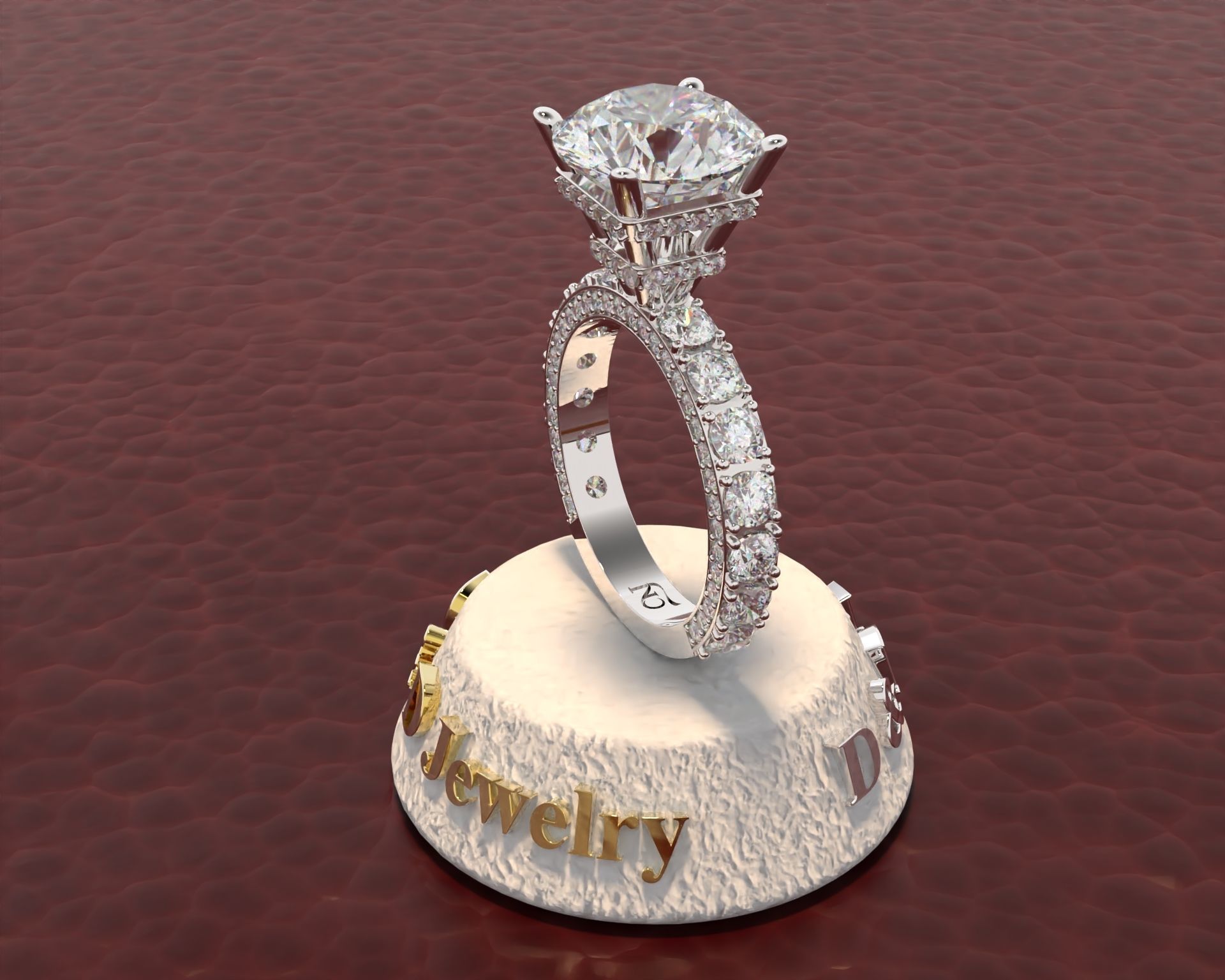 Ring Woman 3D print model_41